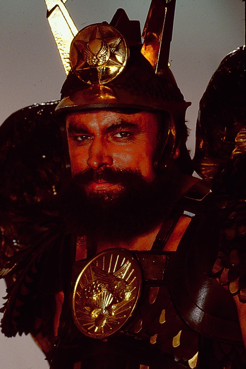 Promotional shot of actor Brian Blessed as he appears in the film 'Flash Gordon', 1980. (Photo by Stanley Bielecki Movie Collection/Getty Images)