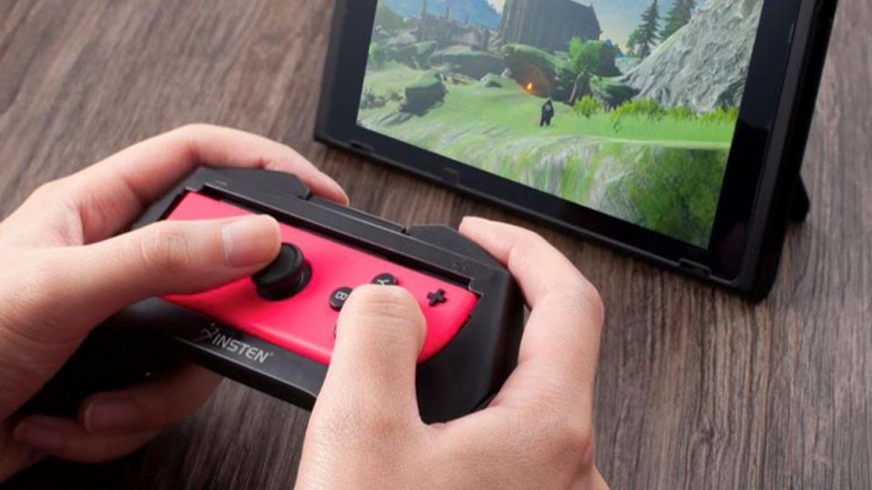 Have a better control on your Joy-Con with this controller grip on sale at Target right now.