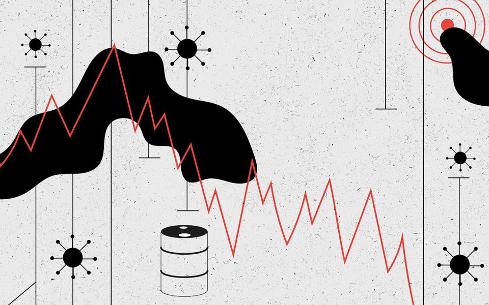 Oil, virus cells and graph lines - The Telegraph