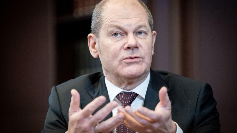 Bundesfinanzminister Olaf Scholz: «Es läuft in Deutschland ganz gut.»