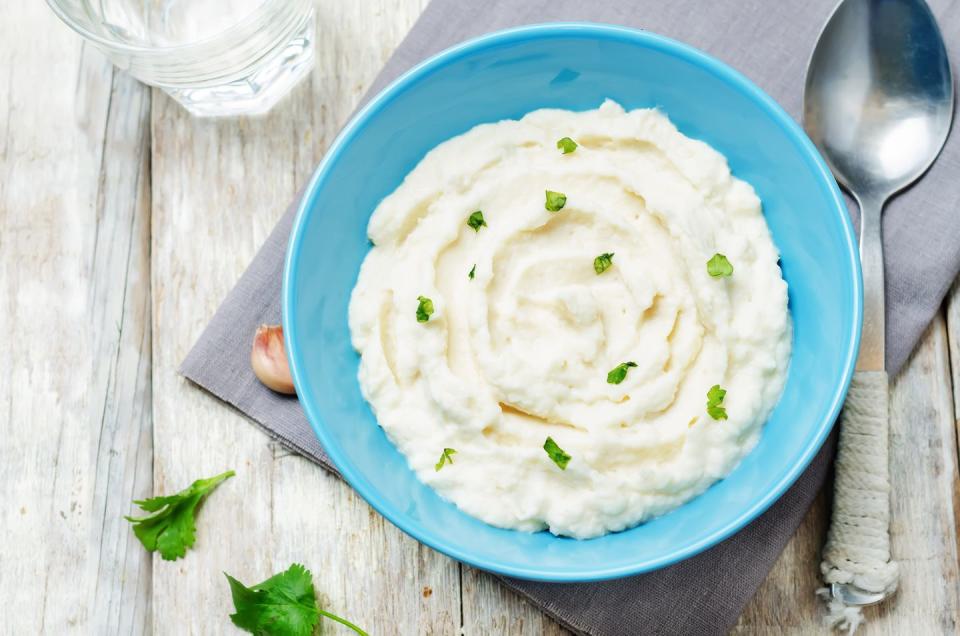 Swap cauliflower for mashed potatoes