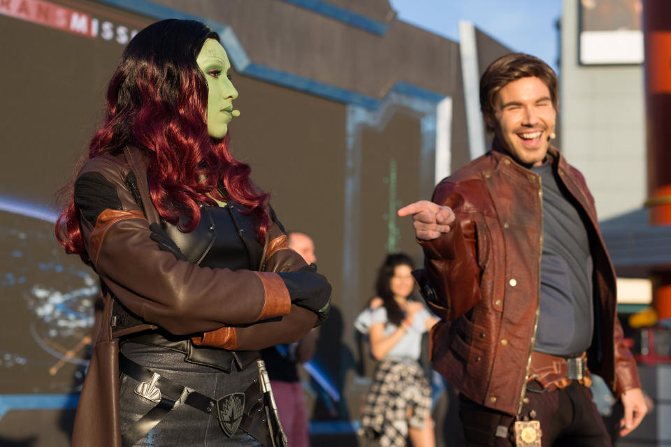 Starte ein Dance-Battle mit Star-Lord und Gamora. (Bild: Disney)