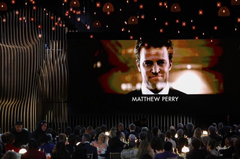 A tribute to Matthew Perry posted after his death. REUTERS