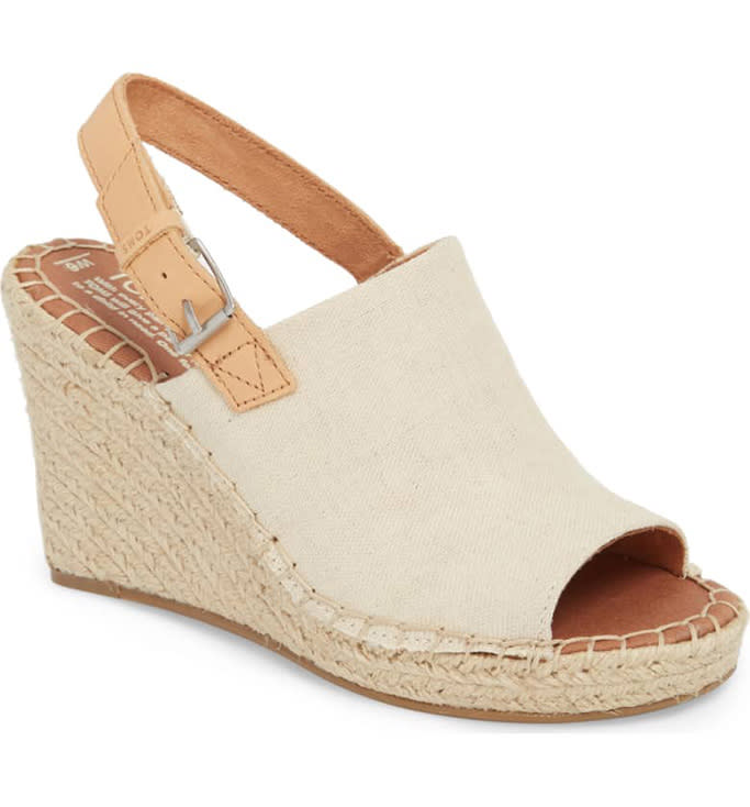 Toms Monica Slingback Wedge