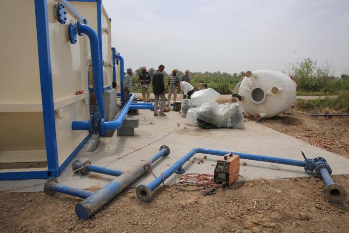Roughly 70 percent of Iraq's water originates from its neighbours, according to the International Energy Agency (AFP Photo/SABAH ARAR)