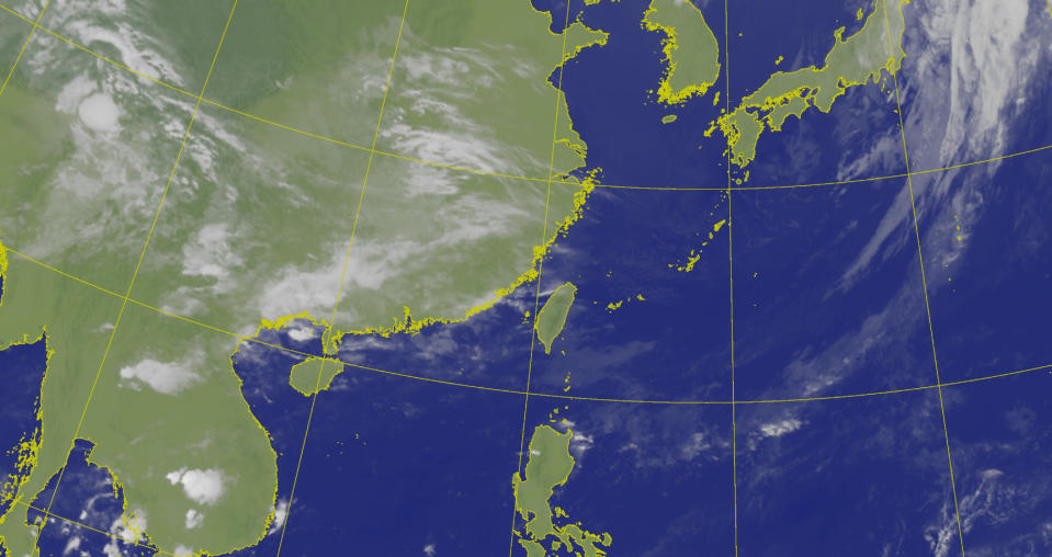 中央氣象署表示，今（9日）東北季風影響，北部及東北部天氣稍涼，其他地區早晚亦涼。（圖取自中央氣象署網站）