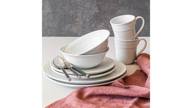 Member's Mark 32-Piece Porcelain Dinnerware Set - Sam's Club