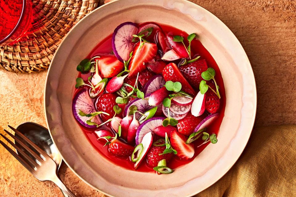 Strawberry and Radish Aguachile