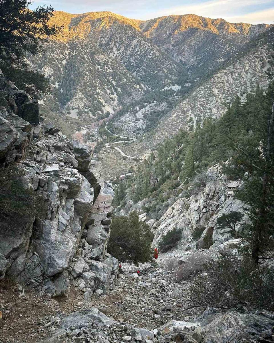 <p>West Valley Search and Rescue </p> Rescuers on Mount Baldy