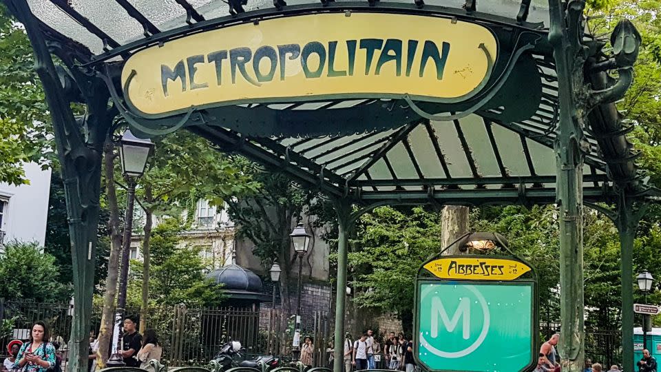 The Paris Métro's art nouveau entrance canopies, designed by Hector Guimard, are known around the world, - Barry Neild/CNN