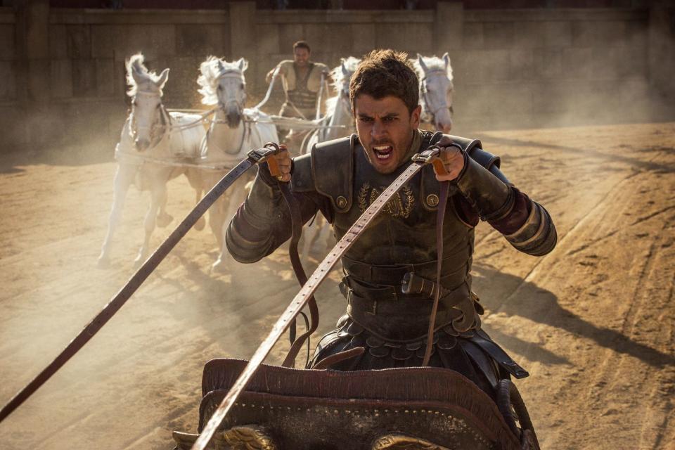 Am einst epochenprägenden Wagenrennen im Circus Maximus kommt natürlich auch das "Ben-Hur"-Remake nicht vorbei. Genutzt hat es wenig. Der Film mit Jack Huston als Judah Ben Hur in der Hauptrolle lockte kaum jemanden hinterm Ofen hervor. (Bild: 2016 Paramount Pictures / MGM / Philippe Antonello)