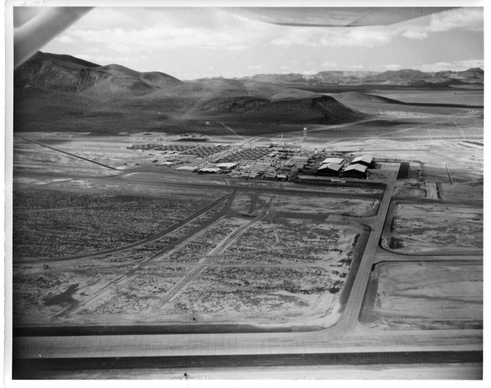 Area 51 as seen from the air, circa 1964.  / Credit: Collection of Roadrunners Internationale