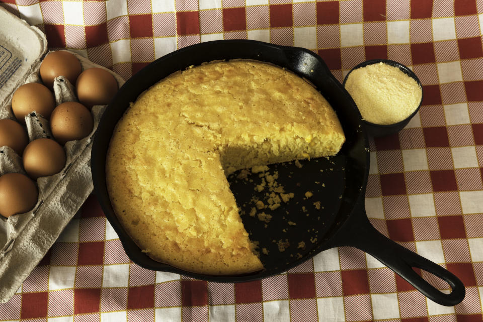 Pan de elote sin horno