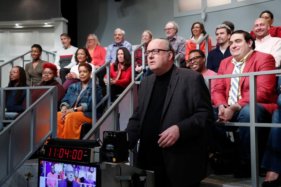 Bill Geddie, who helped create "The View," turns out for the show's 5,000th episode on Nov. 7, 2019.