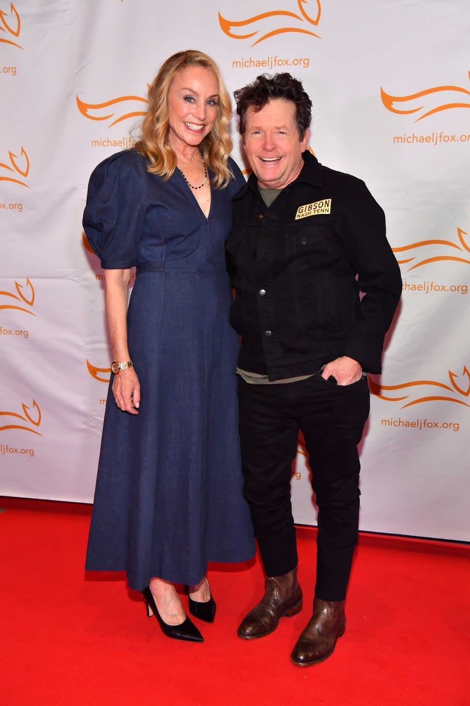 Tracy Pollan and Michael J. Fox