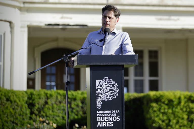 Axel Kicillof realizó el anuncio desde Miramar.