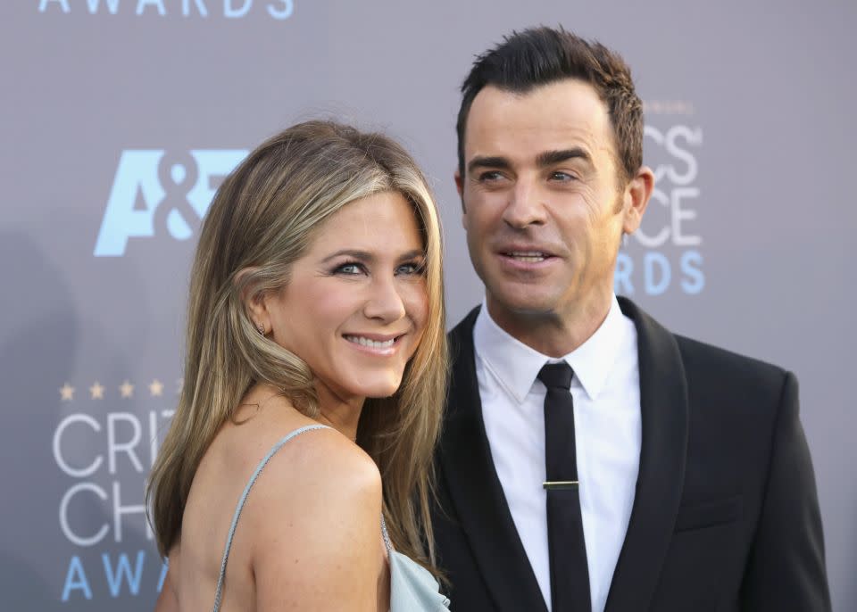 Jennifer Aniston and her hubby Justin Theroux have split after two years of marriage. Source: Getty