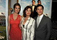 WESTWOOD, CA - JUNE 04: (L-R) Actors Eva Amurri Martino, Susan Sarandon and Andy Samberg arrive at the premiere of Columbia Pictures' "That's My Boy" at Regency Village Theatre on June 4, 2012 in Westwood, California. (Photo by Kevin Winter/Getty Images)