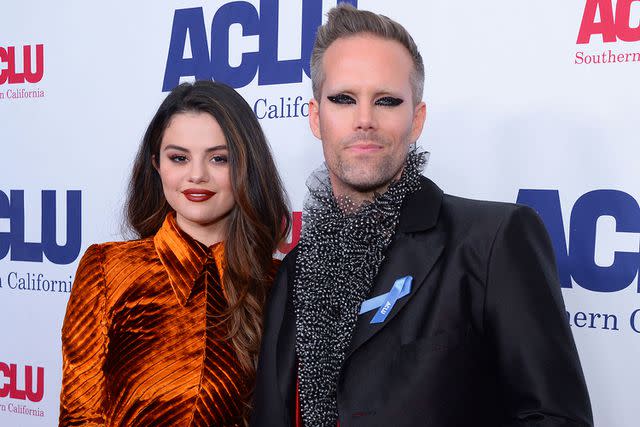 Broadimage/Shutterstock Selena Gomez and Justin Tranter