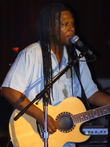 <p>Derek Storm/FilmMagic</p> Aretha Franklin's son, Teddy Richards, performing