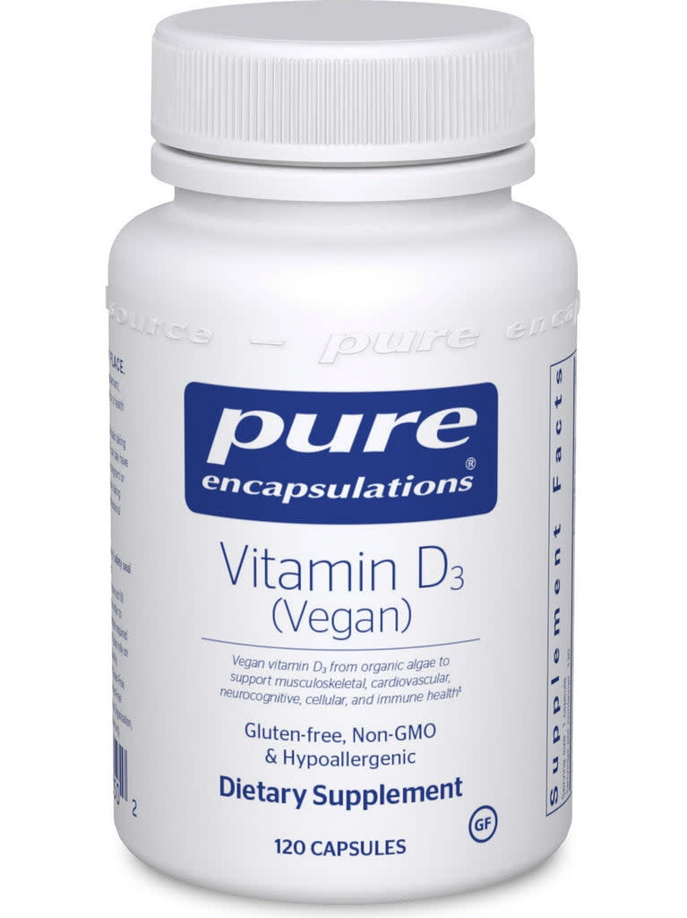 <p><a href="https://www.herbsdirect.com/products/pure-encapsulations-vitamin-d3-vegan-120-capsules?gad_source=1&gclid=CjwKCAjw7oeqBhBwEiwALyHLMyChkEzw4TuP8k86RwFXYpgu4yQTC4a5rwZvOGM7fk5nnNOR8ugpcBoCUSsQAvD_BwE&variant=43058279350514" rel="nofollow noopener" target="_blank" data-ylk="slk:Shop Now;elm:context_link;itc:0;sec:content-canvas" class="link rapid-noclick-resp">Shop Now</a></p><p>Vitamin D3 Vegan Capsules </p><p>herbsdirect.com</p><p>$39.60</p>