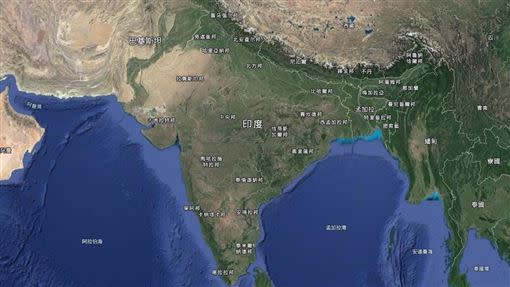 印度面臨多方威脅。（圖／Google地圖）
