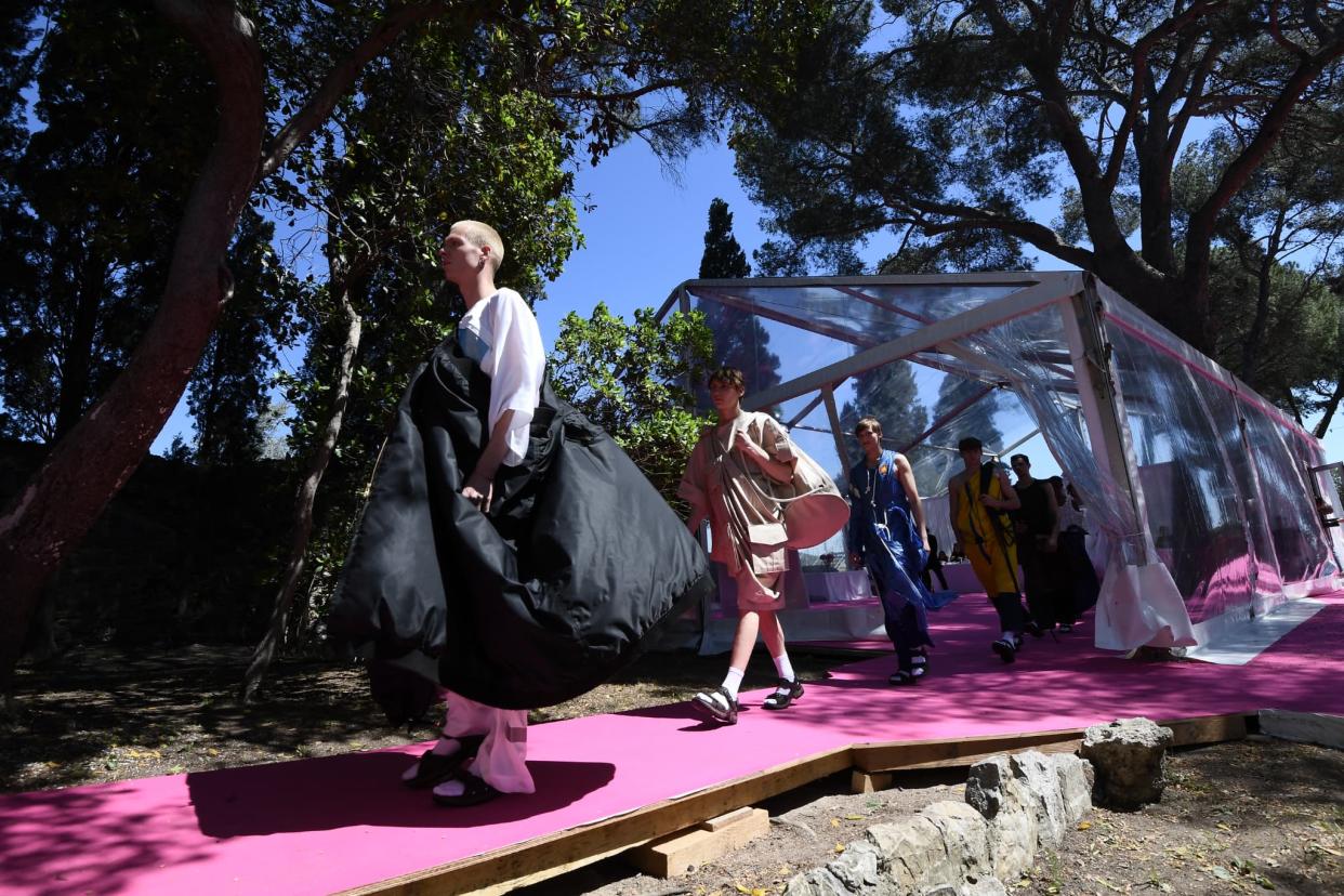 Le festival international de mode à Hyères en 2017. - ANNE-CHRISTINE POUJOULAT / AFP