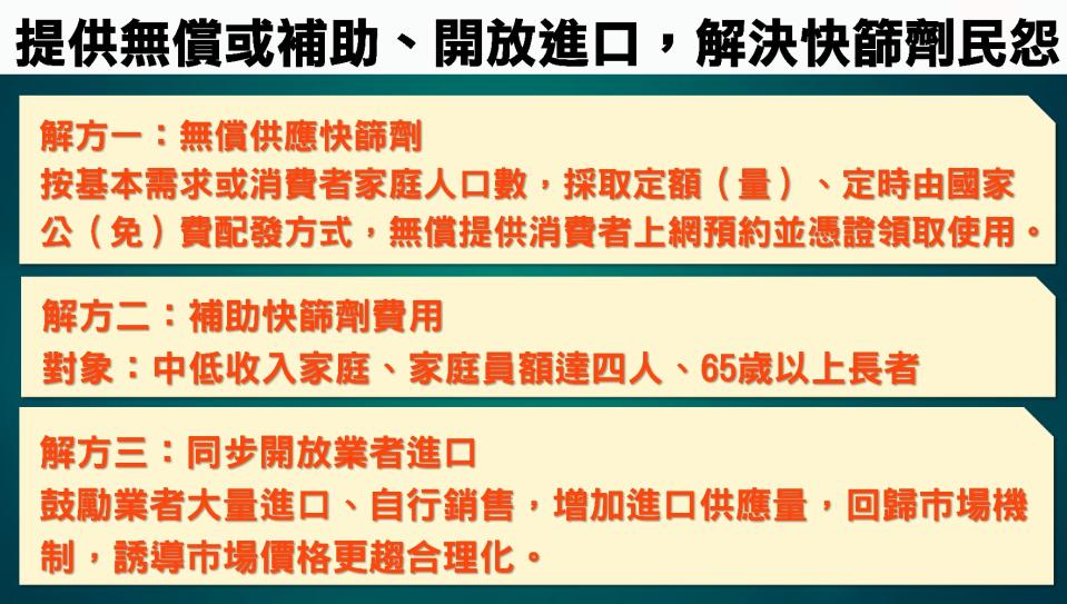 民怨高漲！消基會：政府徵用的快篩劑 應無償供應 憑證領取