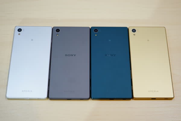 唯我獨尊 黑科技展現 首創4K螢幕手機 Xperia Z5 家族登台亮相