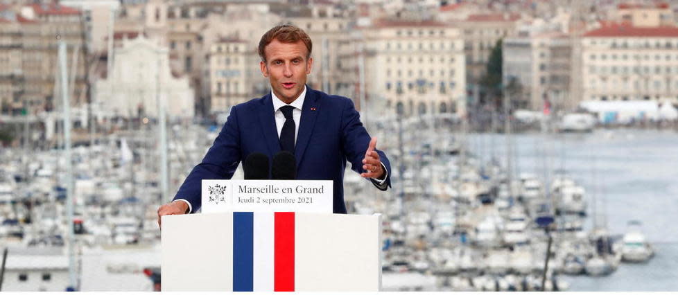 Emmanuel Macron s'était rendu en septembre dernier à Marseille, ici au Palais du Pharo, pour une visite de 3 jours dédiés à la transformation de la 2e ville de France.
