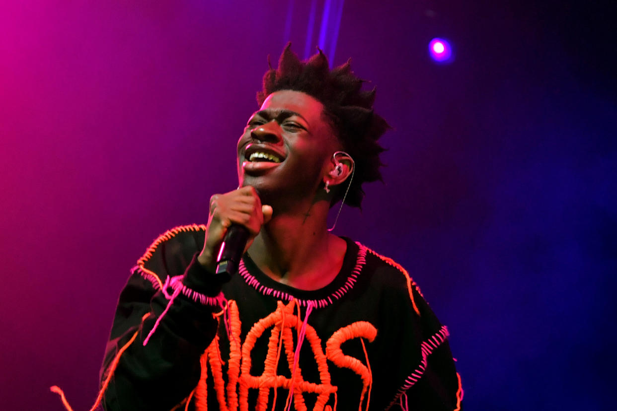 Image: Lil Nas X performs on Jan. 23, 2020 in Los Angeles. (Emma McIntyre / Getty Images for Spotify file)