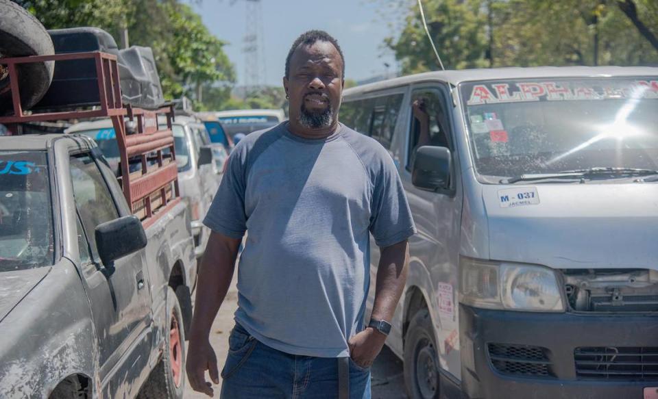 Petrus Lerice, 45, is a bus driver and spokesperson for the Association of Owners and Drivers of Haiti. He said the country’s widening insecurity is having a negative effect on the industry, and putting bus drivers and passengers in harm’s way.