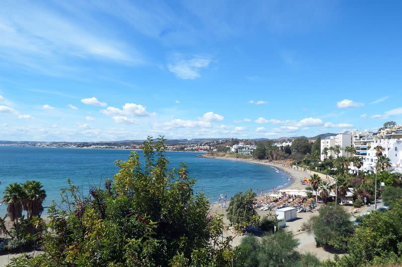 Estepona beach in Malaga, Spain