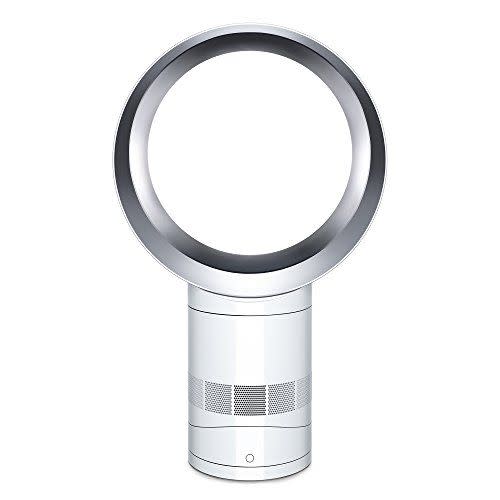 4) Dyson Air Multiplier AM06 Table Fan, 10 Inches, White/Silver