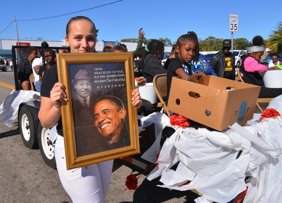 A recent parade honoring Dr. Martin Luther King Jr. in Titusville.