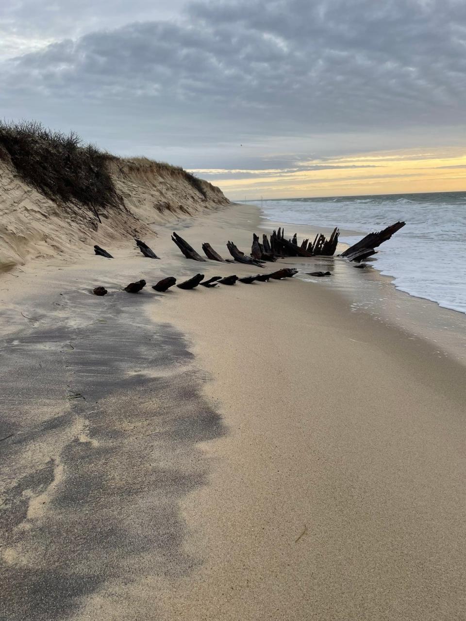 Ships in the area were often wrecked by fierce storms (Matthew Palka/Twitter)