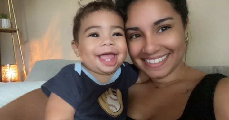 Tania Matoa with her son. (Tania Matoa)