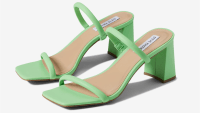 green block heels