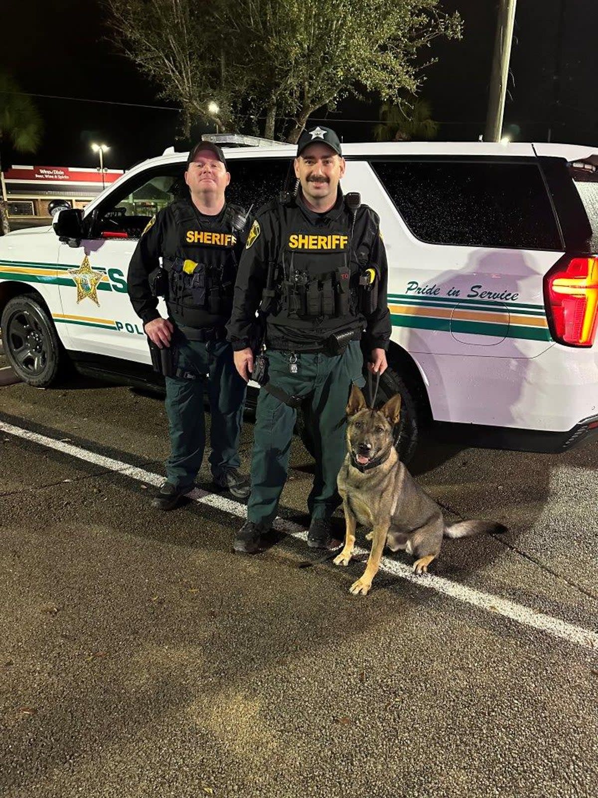 Polk County depties and their K9 Kreed were able to locate the Mr Albarran (Polk County Sheriff’s Office)