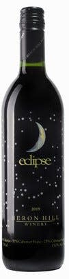 A bottle of Heron Hill's "eclipse" red.