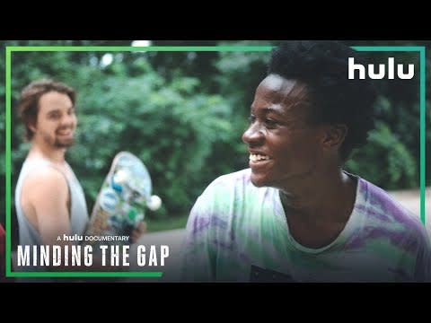 <p>Filmmaker Bing Liu created this emotional, poignant documentary about young adulthood, masculinity, and skateboarding. It follows Liu and two of his friends, who met through skateboarding, as they navigate their abusive upbringings, relationships, families, and dreams for the future. It's definitely worth a watch.</p><p><a class="link " href="https://go.redirectingat.com?id=74968X1596630&url=https%3A%2F%2Fwww.hulu.com%2Fmovie%2Fminding-the-gap-efcd9be9-9541-46b4-abbc-dd8b0606b304&sref=https%3A%2F%2Fwww.cosmopolitan.com%2Fentertainment%2Fg38013953%2Fbest-documentaries-on-hulu%2F" rel="nofollow noopener" target="_blank" data-ylk="slk:WATCH NOW"><strong>WATCH NOW</strong></a></p><p><a href="https://www.youtube.com/watch?v=n5Vm_Awe3bw" rel="nofollow noopener" target="_blank" data-ylk="slk:See the original post on Youtube" class="link ">See the original post on Youtube</a></p>