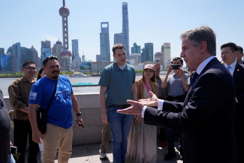 U.S. Secretary of State Blinken visits China