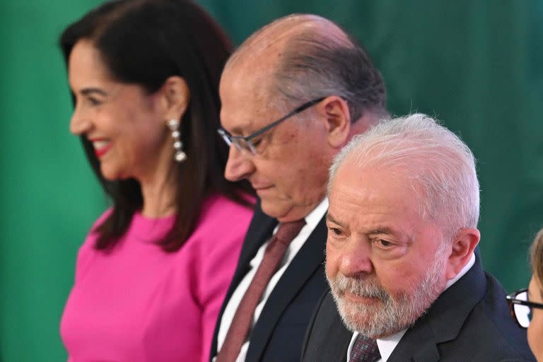 Lula, Alckmin y Ribeiro