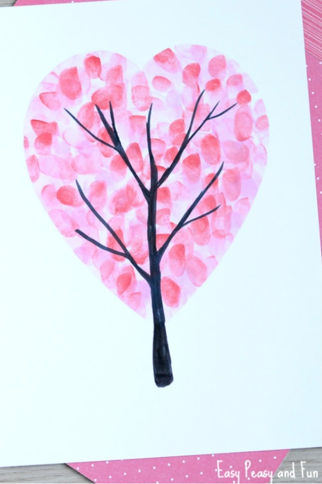 valentines crafts for kids tree