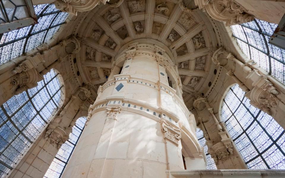 Double-Helix Staircase Presumably Designed By Leonardo Da Vinci In The Chateau De Chambord, France - Insights