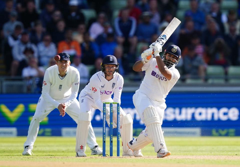Rishabh Pant hit an attacking century for India (Mike Egerton/PA) (PA Wire)