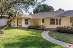 BEFORE: The traditional California ranch home before its modern updates.