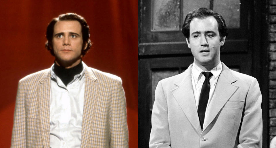 Jim Carrey and Andy Kaufman