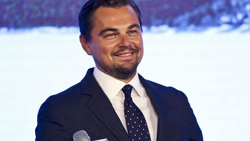 Leonardo DiCaprio was reportedly spotted getting cozy with a Victoria's Secret model. Photo: Getty