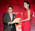 Valentine's Day is just around the corner - and we spotted Anushka promoting a popular brand